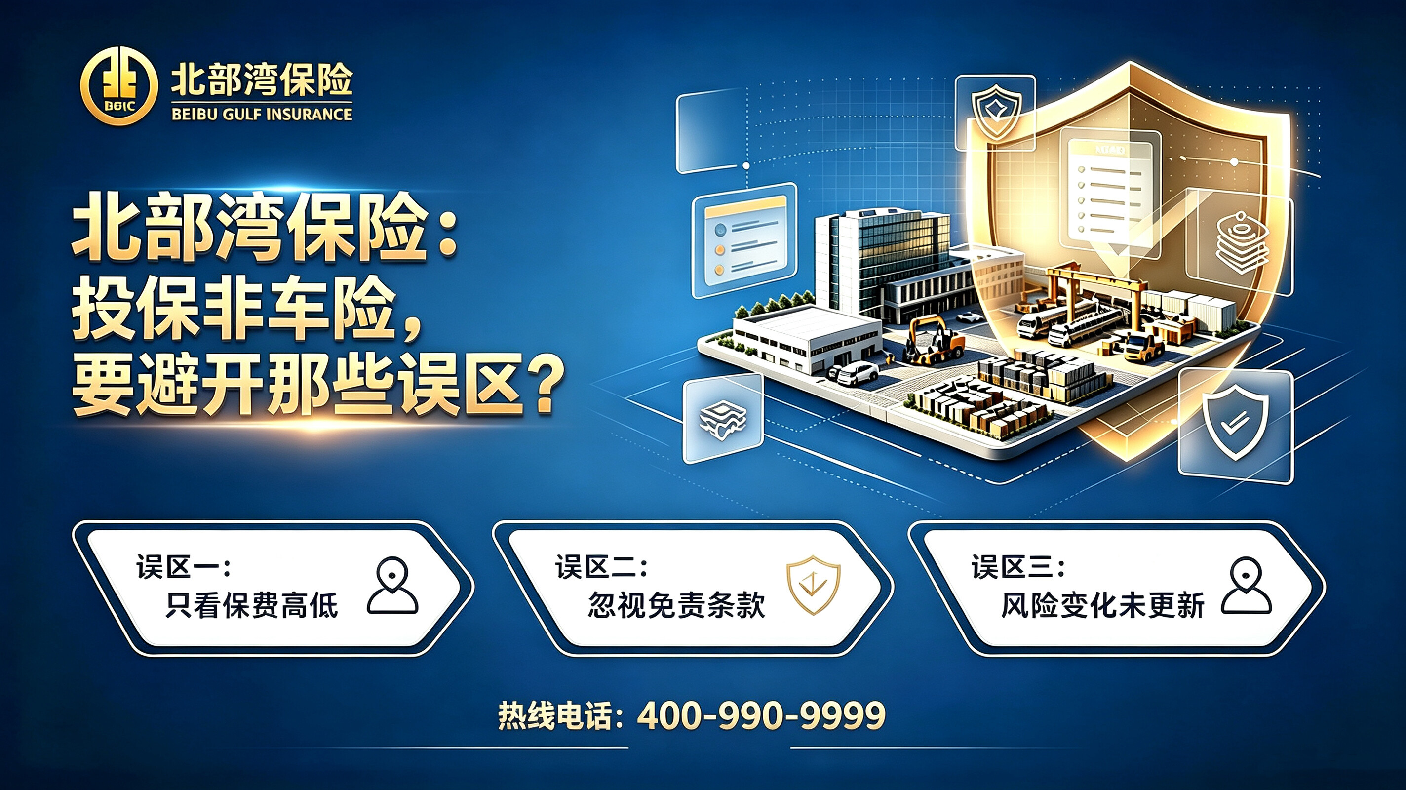 北部湾保险：投保非车险，要避开哪些误区？