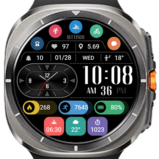 Colorful Small Clock