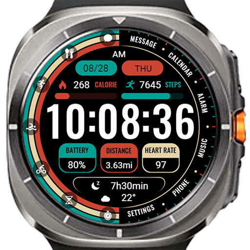 Flat Numbers Widget