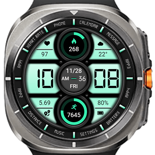 Mint Green Clock