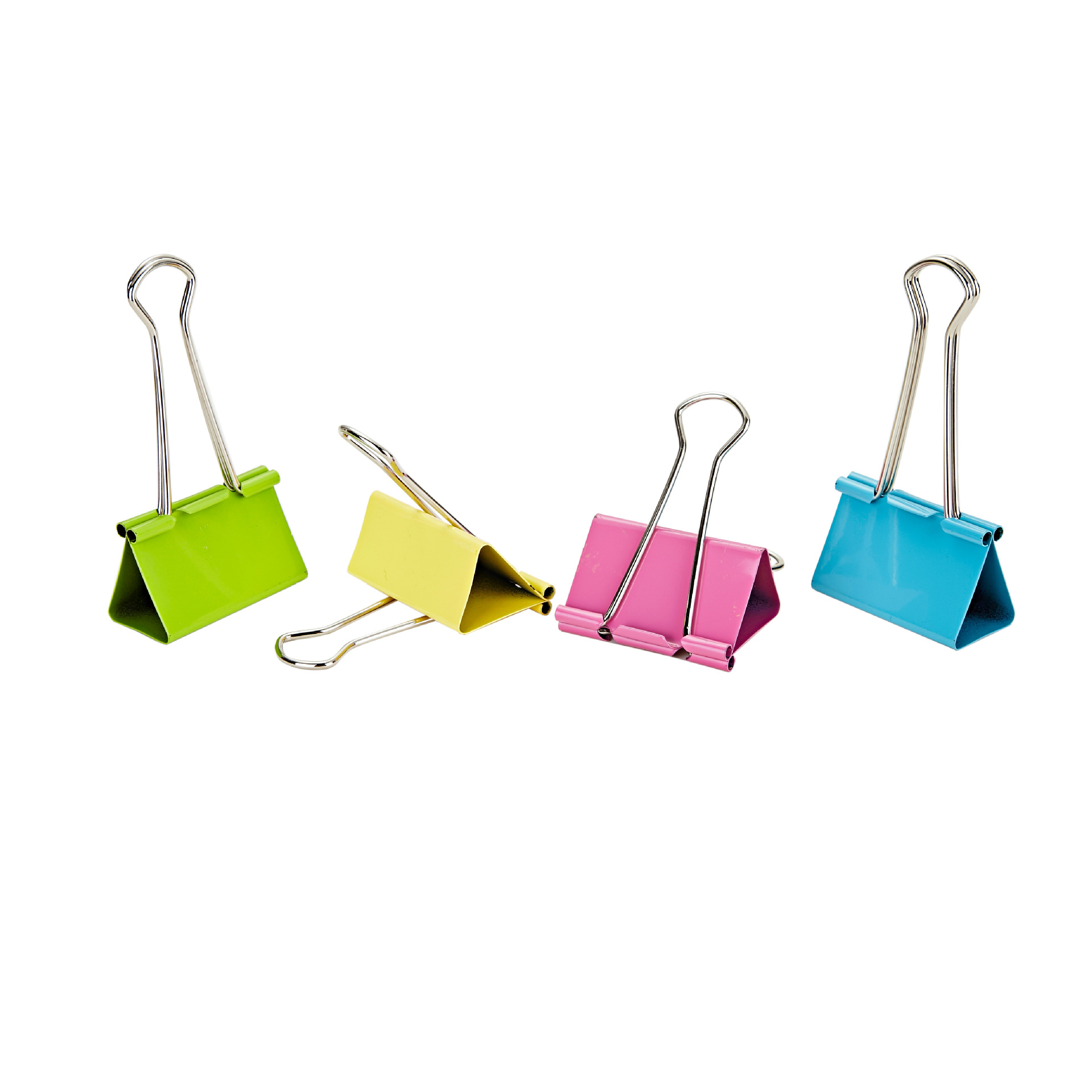 Colorful Binder Clips Set