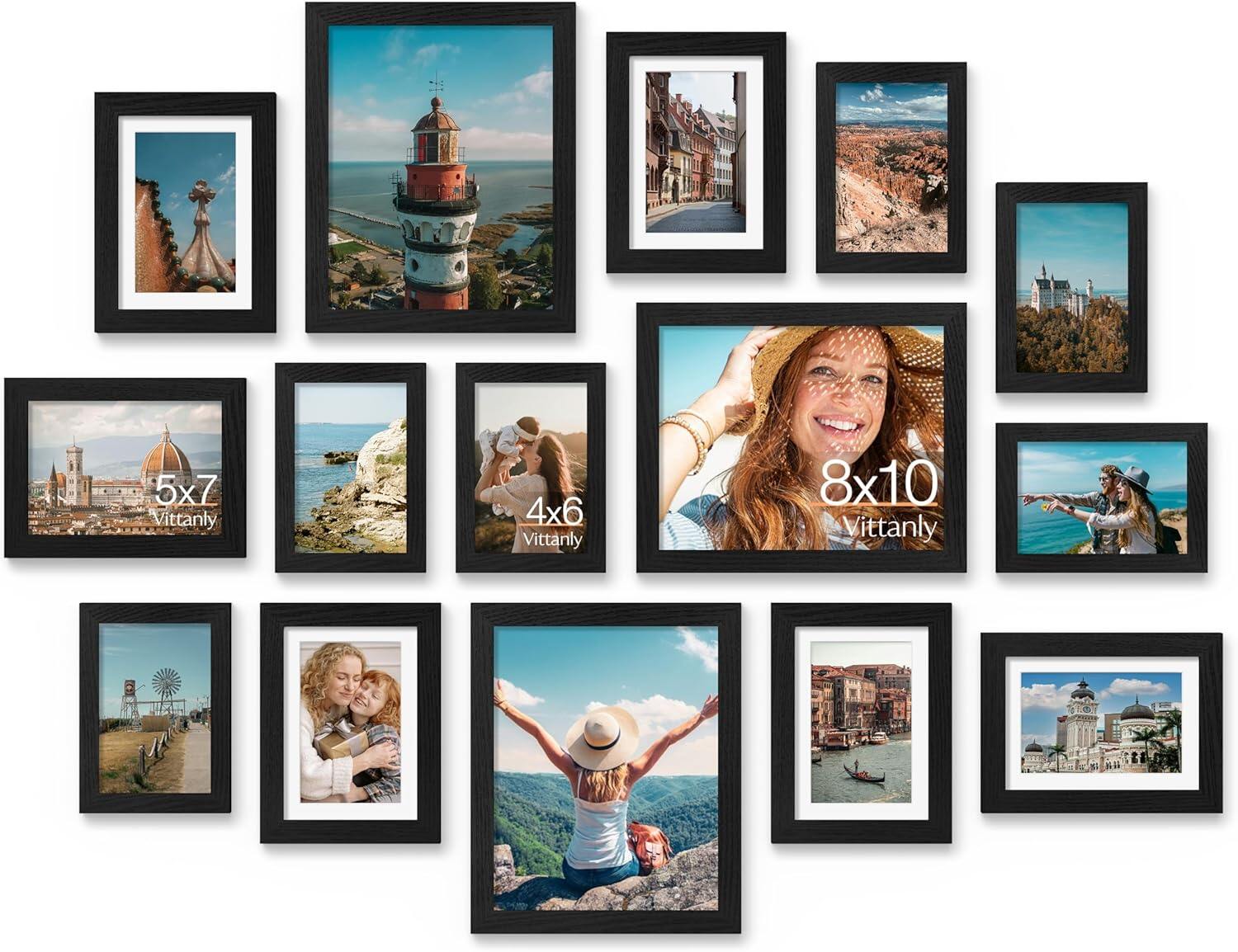 Gallery Wall Photo Frame Set
