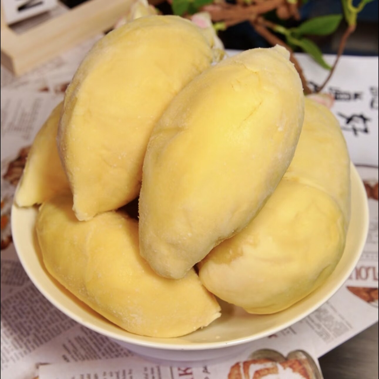 冷冻榴莲果肉