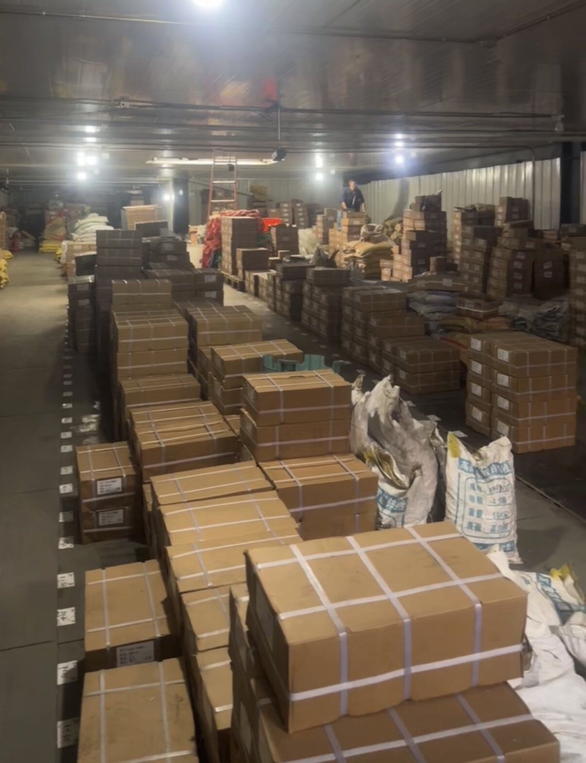 Loading and unloading area
