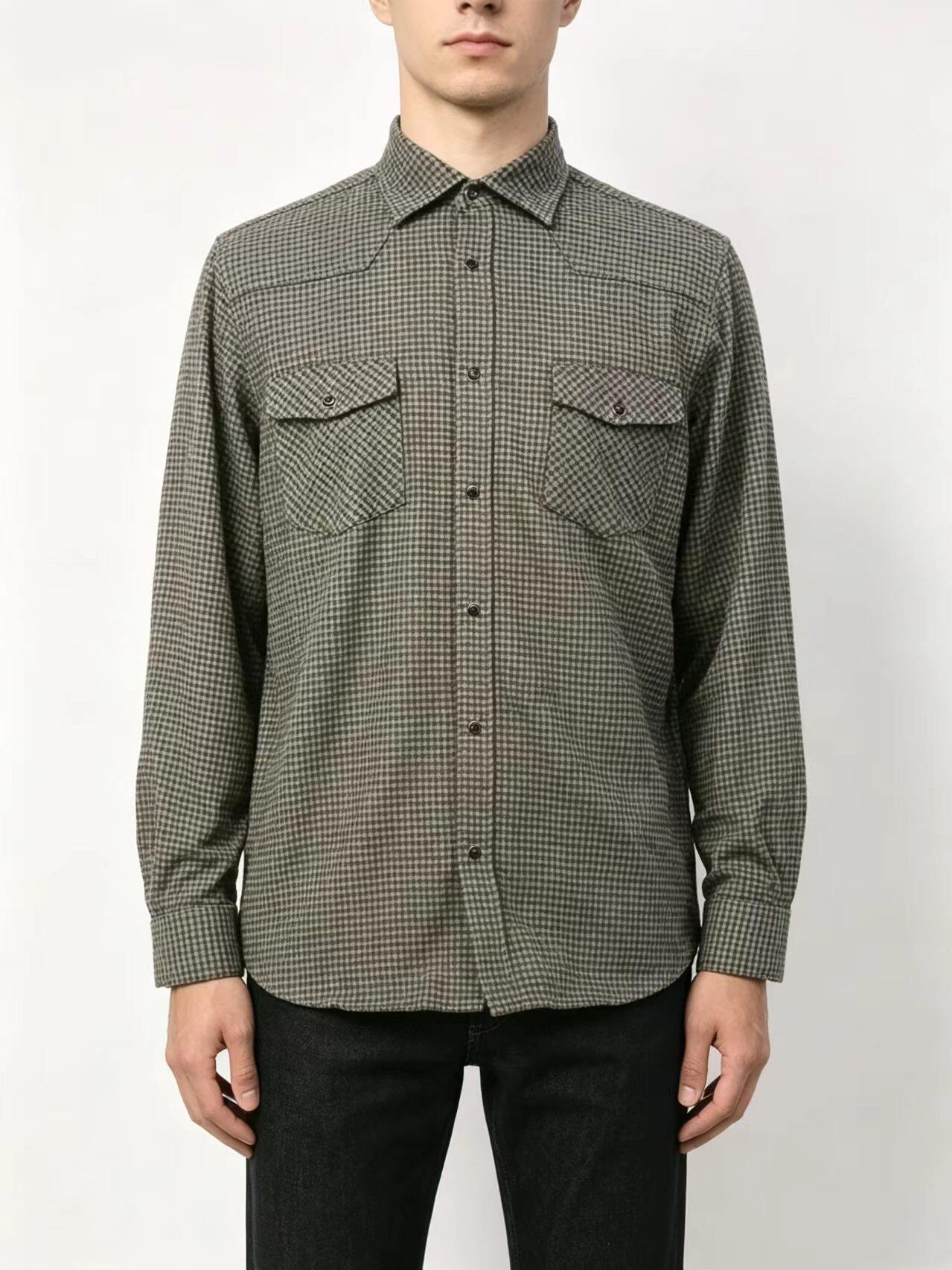Green Checkered Shirt