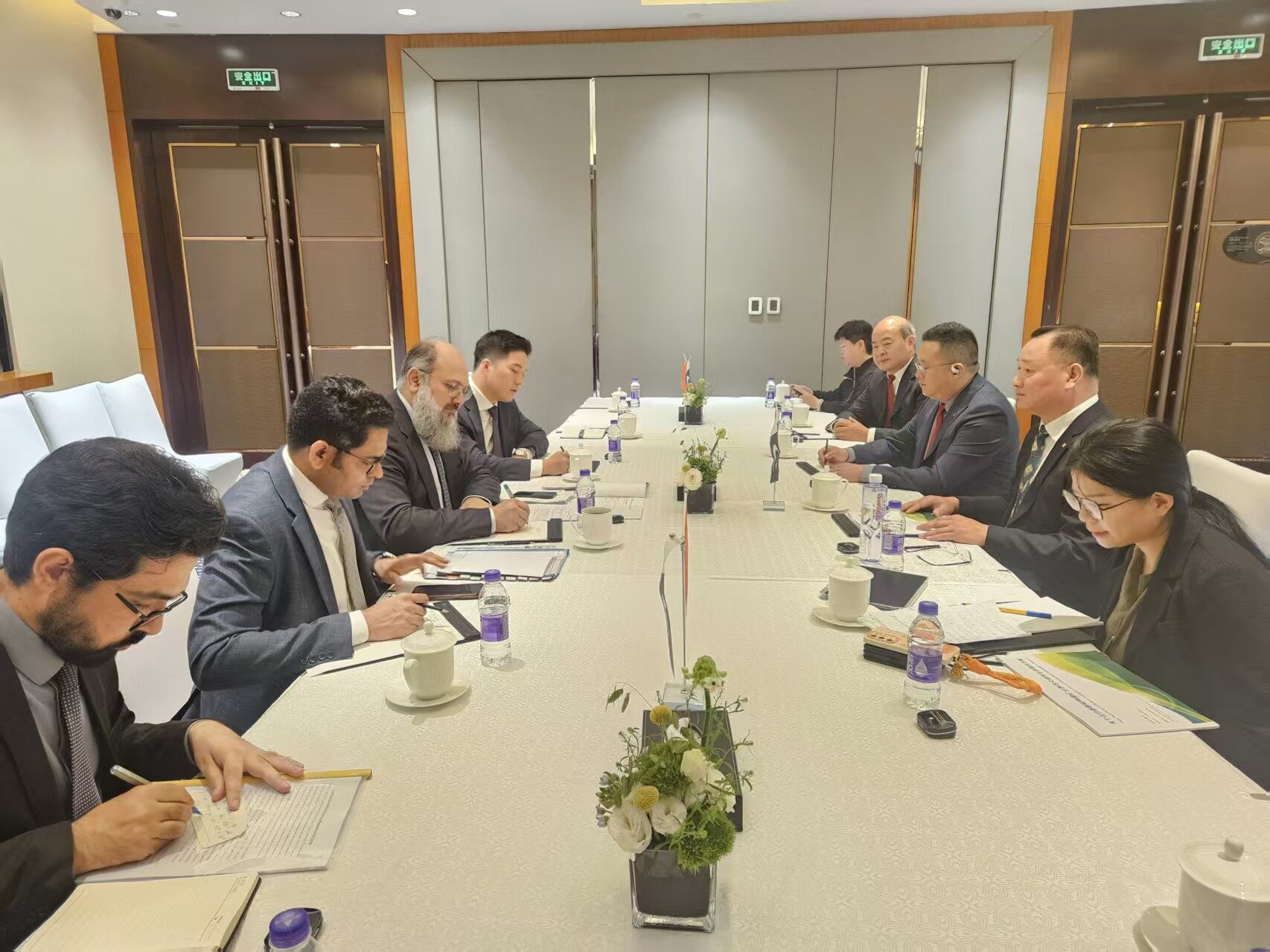 Photos from the bilateral talks