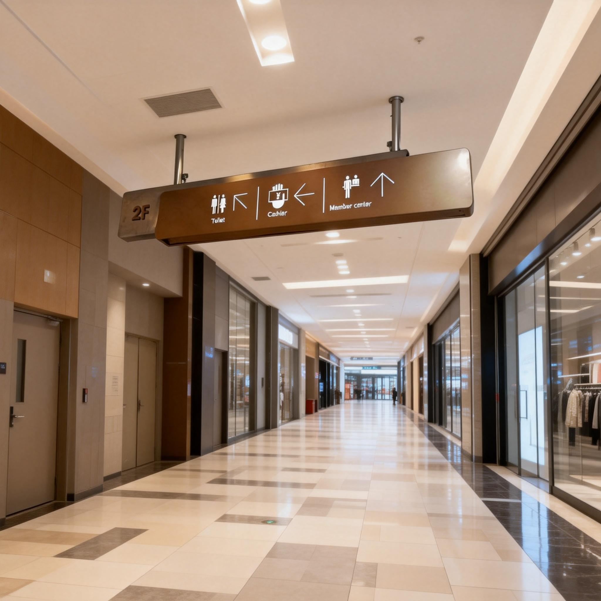 Hanging Directional Signs