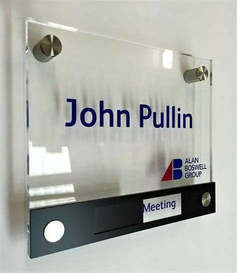 Acrylic Directional Signs