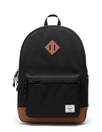 Black Canvas Backpack
