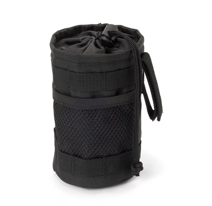 Black Tactical Drawstring Pouch