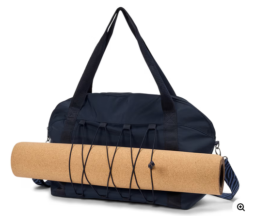 Navy Yoga Duffel Bag