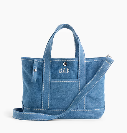 Denim Mini Tote Bag