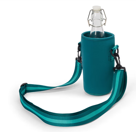 Teal Bottle Carrier Bag
