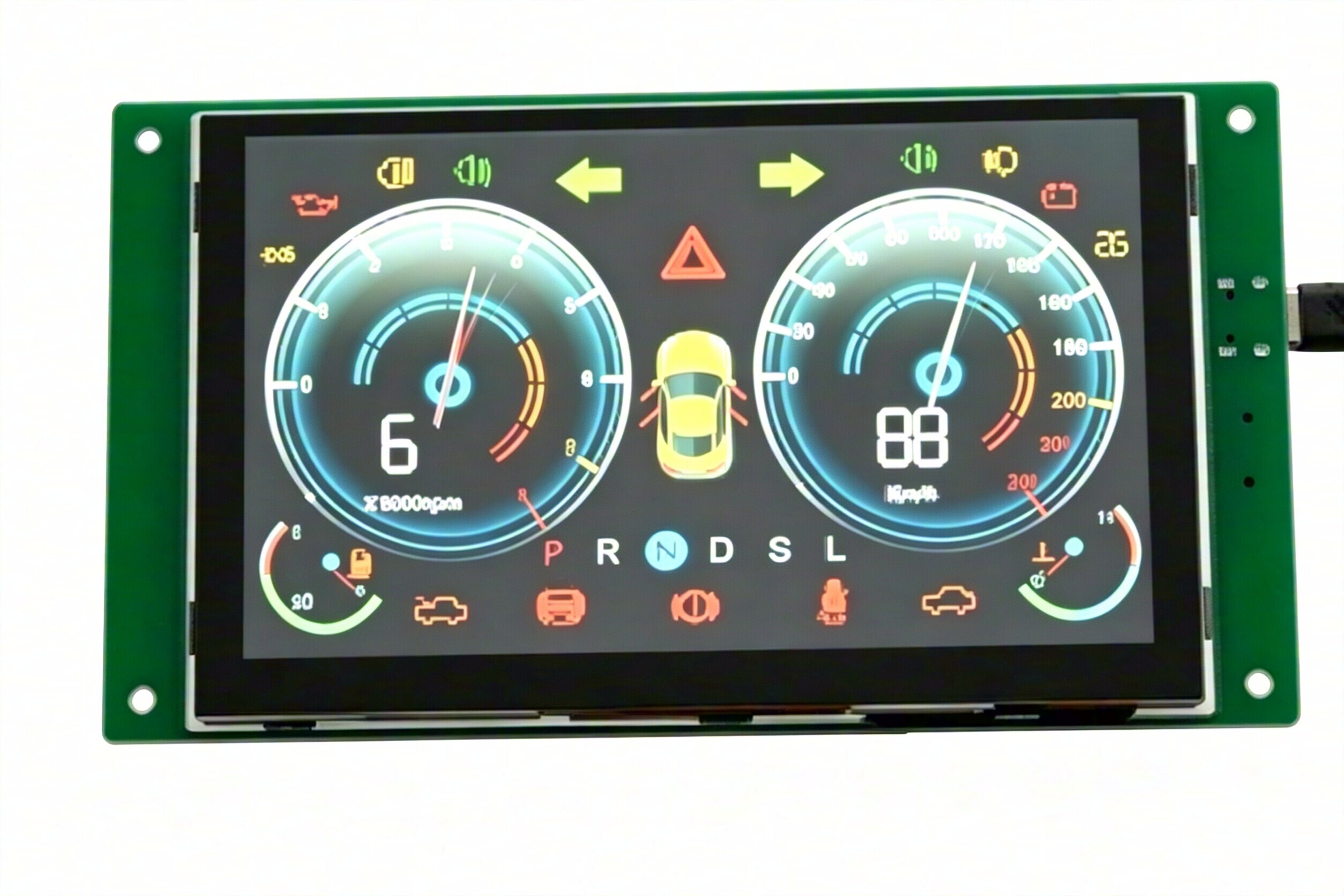 5-inch IPS-TFT LCD screen – 800×480 resolution