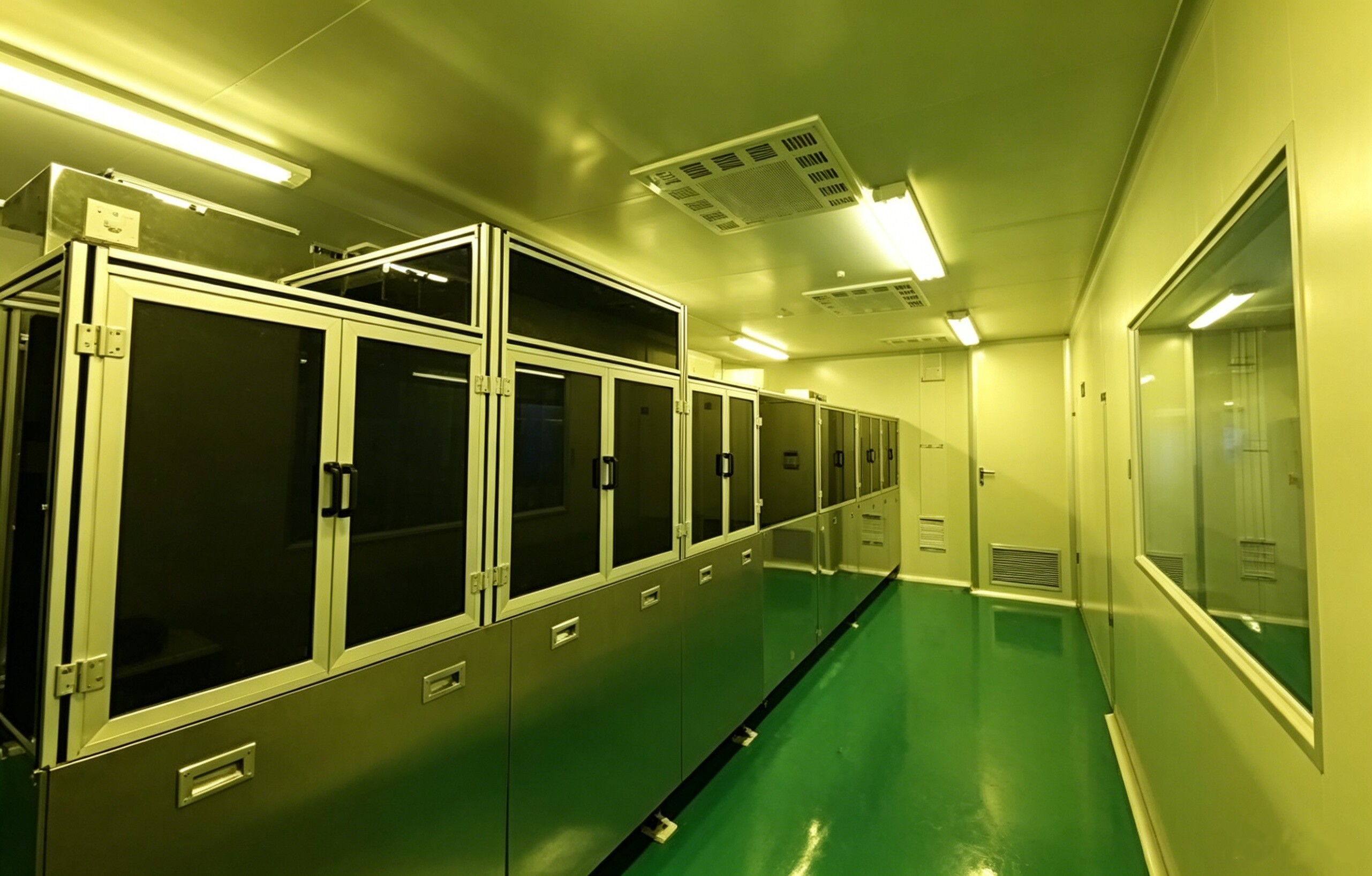 Fully automated, unmanned photolithography production line