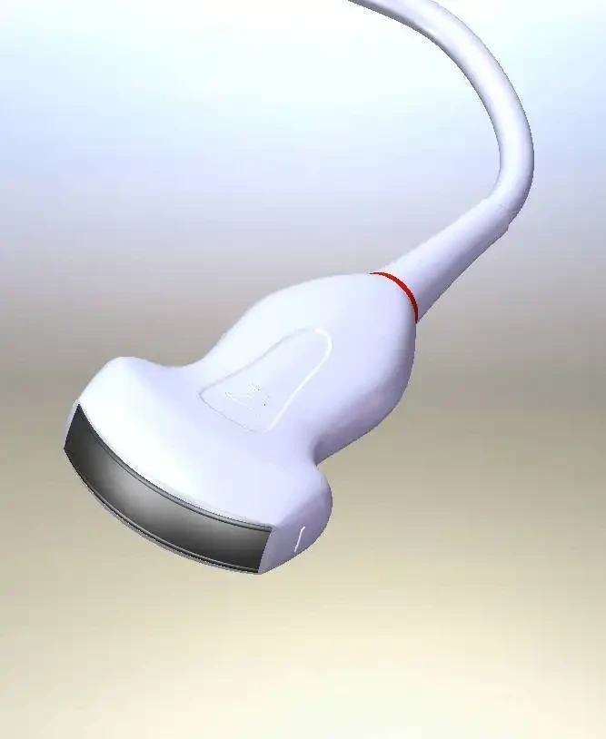 Convex array transducer