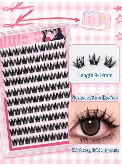 Segmented False Eyelashes