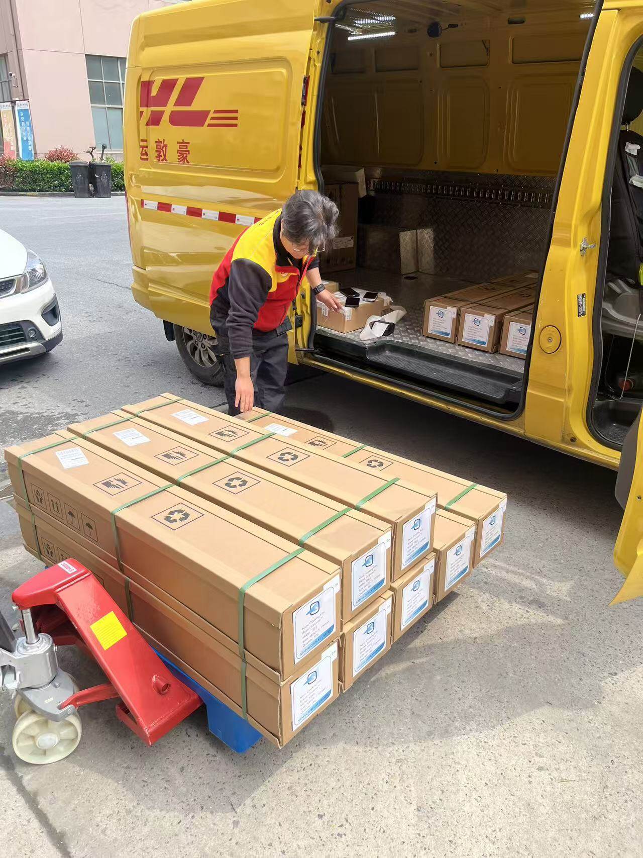 Nano Cloaking Film packaged and shipped via DHL express delivery service