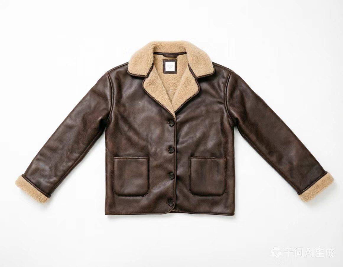 Kids' Suede Composite Sherpa Fleece Warm Coat