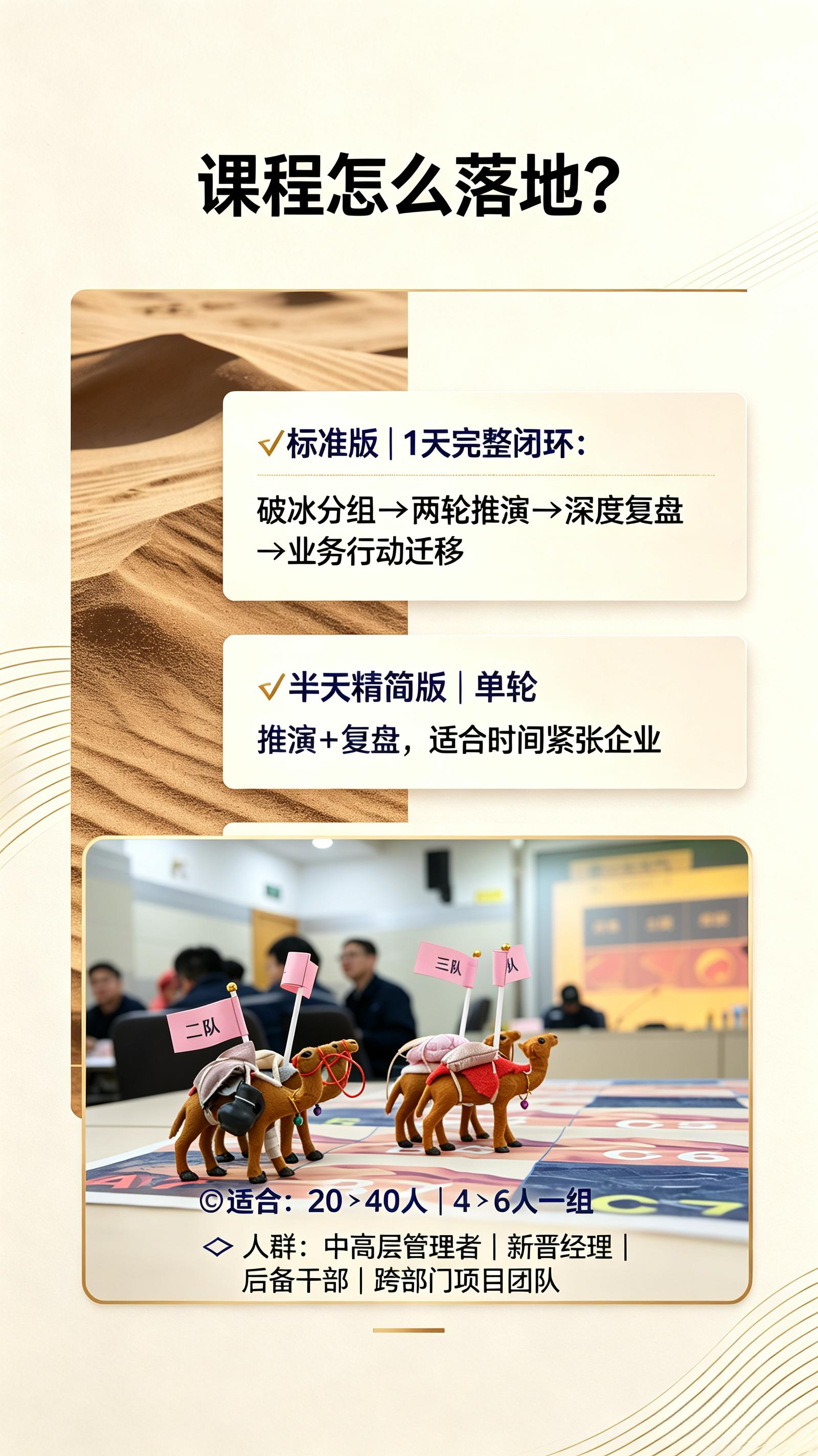 沙盘课程落地场景