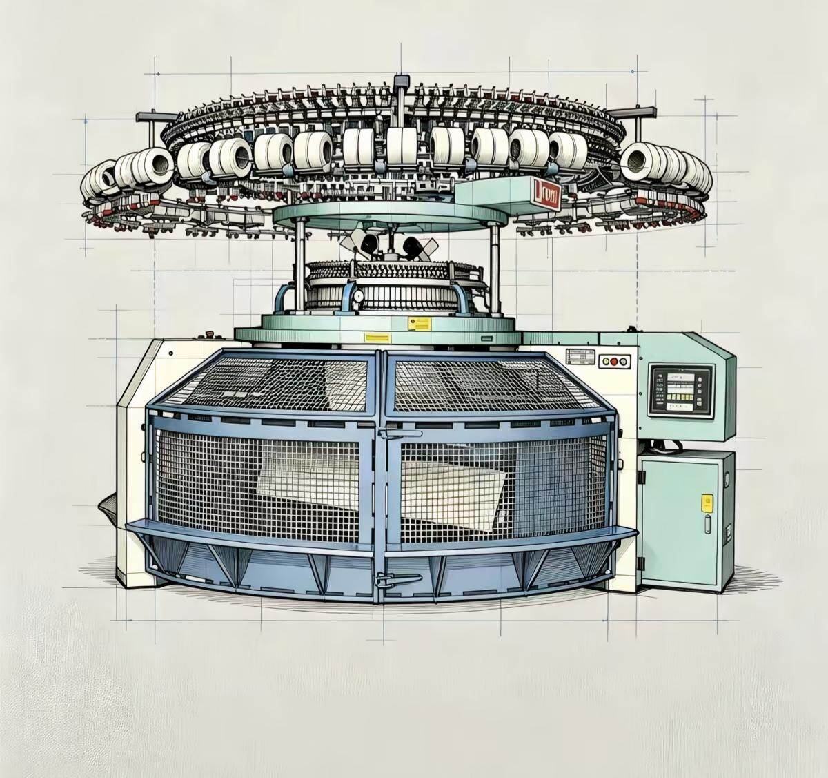 FUNTEX Textile Knitting Machine