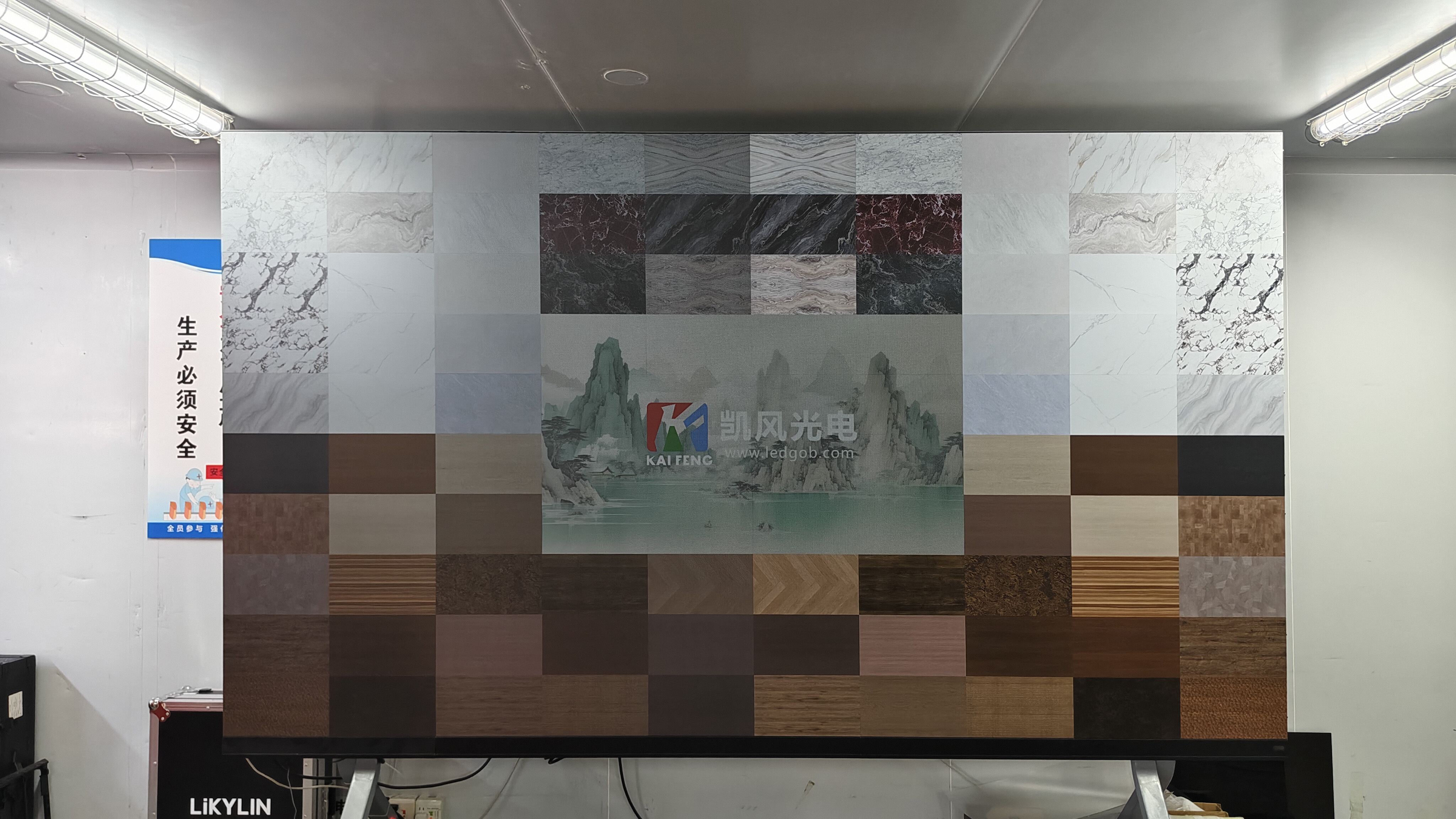 100 块 GOB 模组挑选屏幕