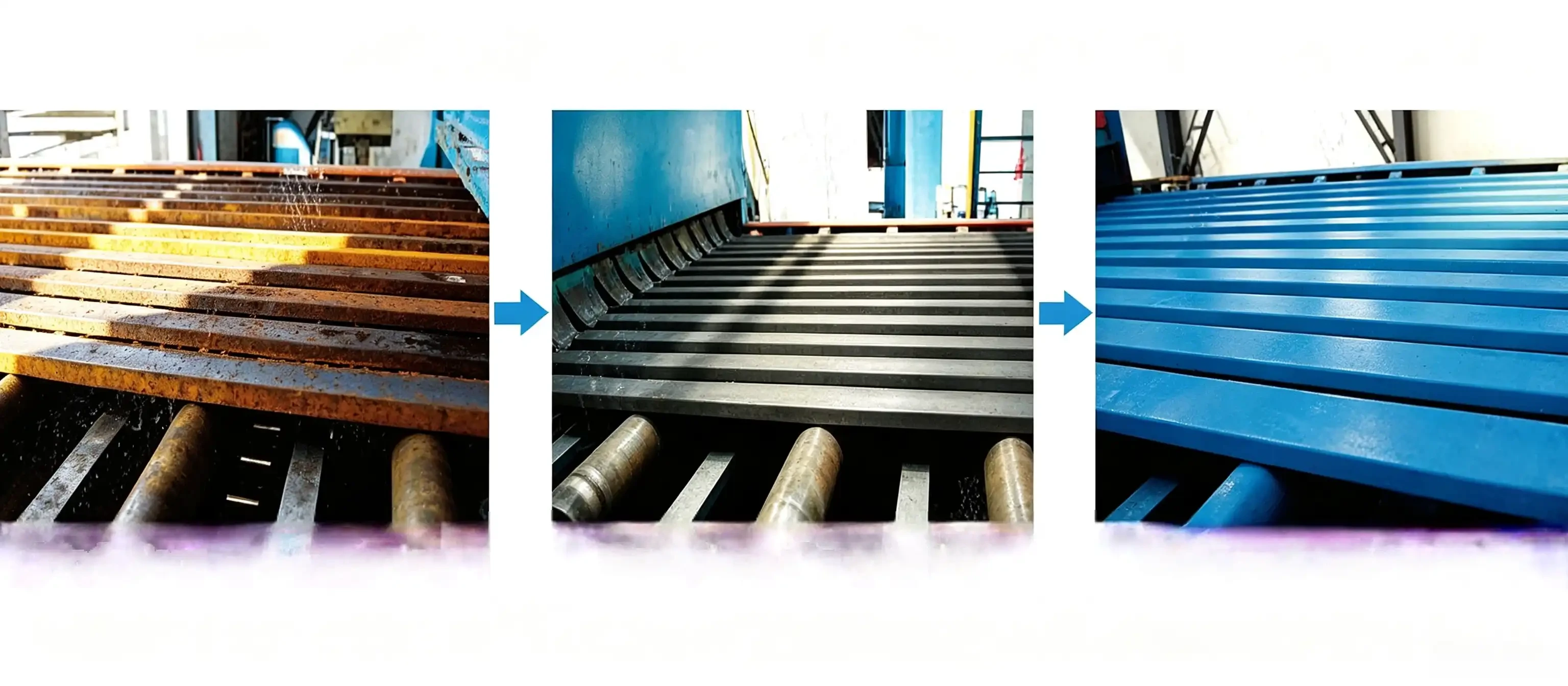 Steel Plate Pretreatment Line for Steel Structure Surface Preparation