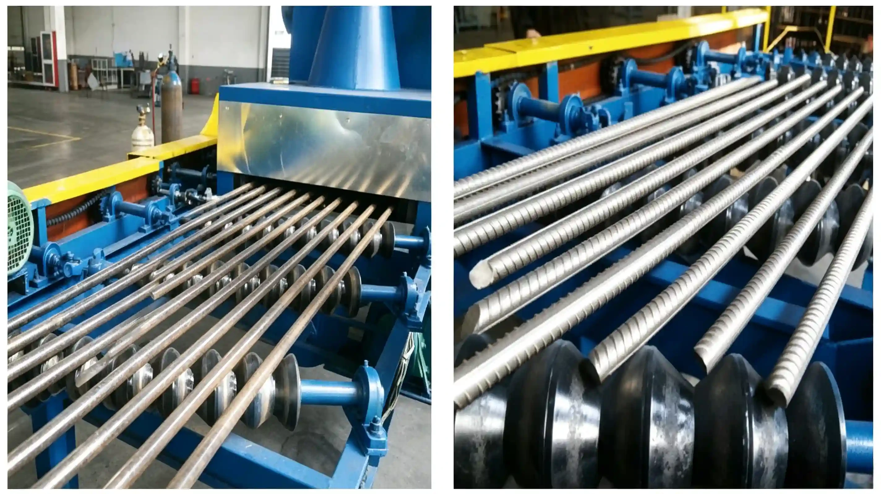 Shot Blasting Cleaning Equipment for Rebar, Wire Rod & Round Steel