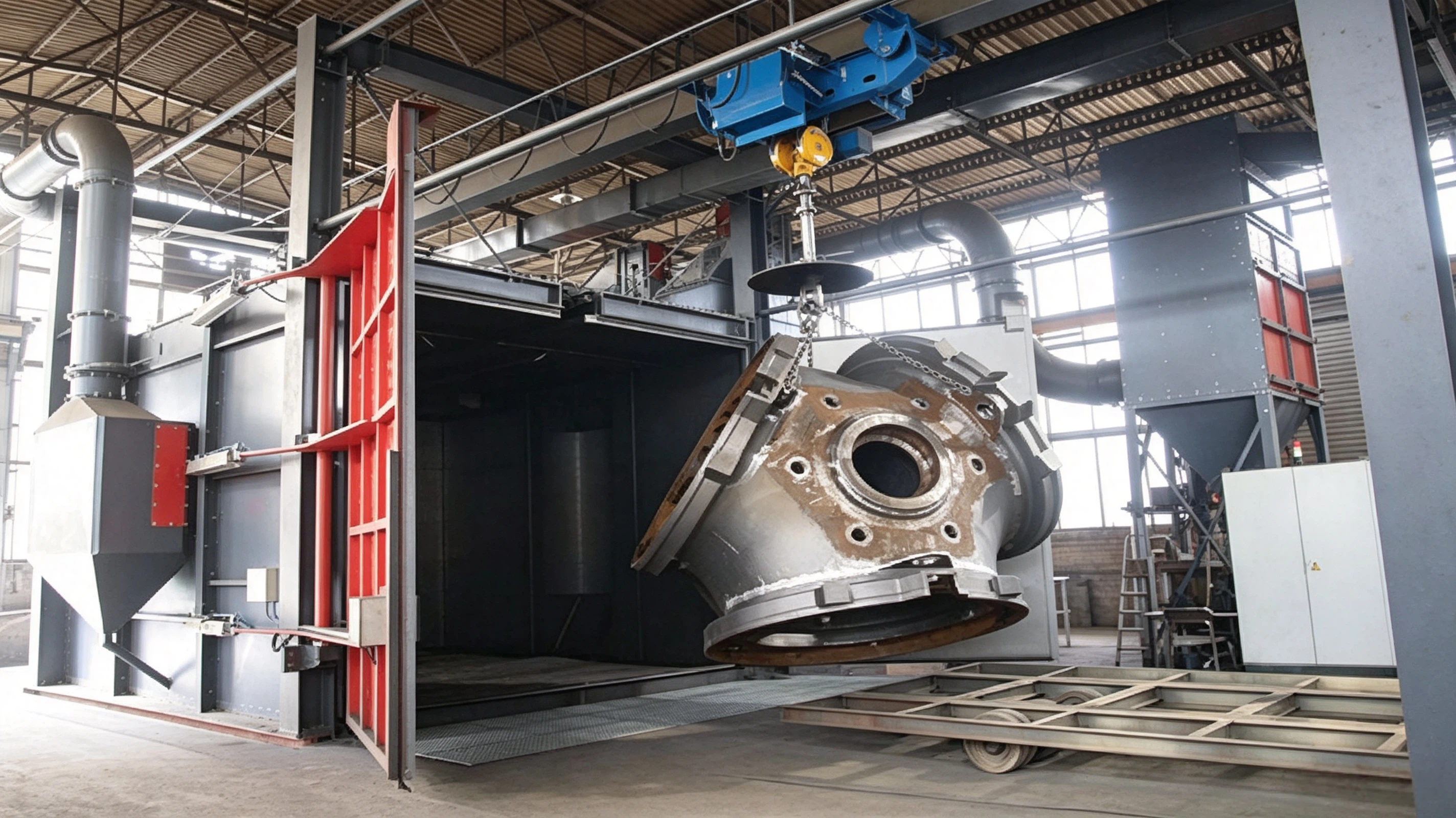 XP-500 Shot Blasting Machine view 1