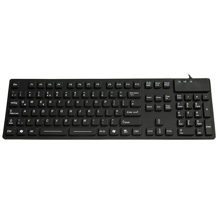 Wired sealed silicone keyboard SPK-MK750TBL