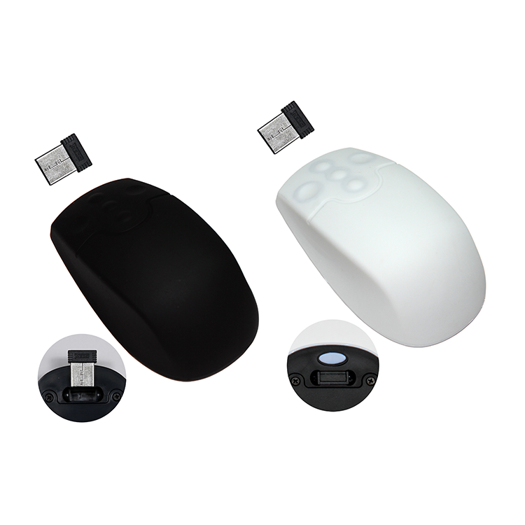 Wireless Sealed Silicone Optical Mouse SPK- MM550