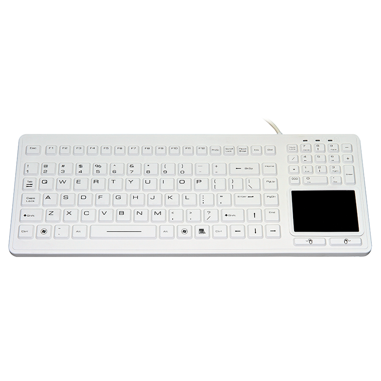 Wired sealed silicone keyboard with touchpad SPK-MK280T