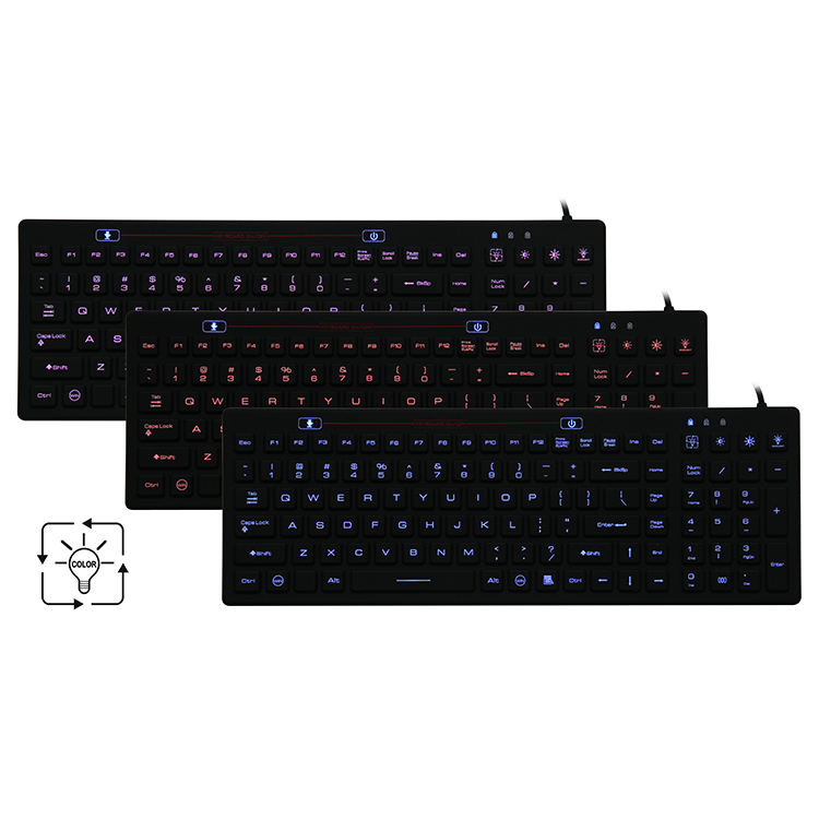 Wired sealed silicone keyboard SPK-MK226TBL