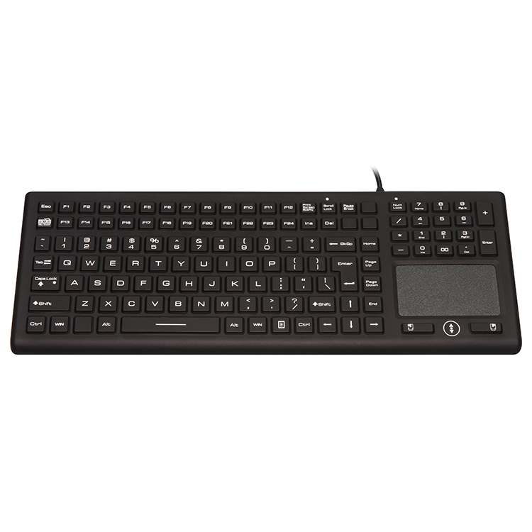 Wired sealed silicone keyboard with touchpad SPK-MK580T