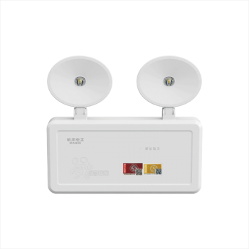 Wide-beam dual-head light