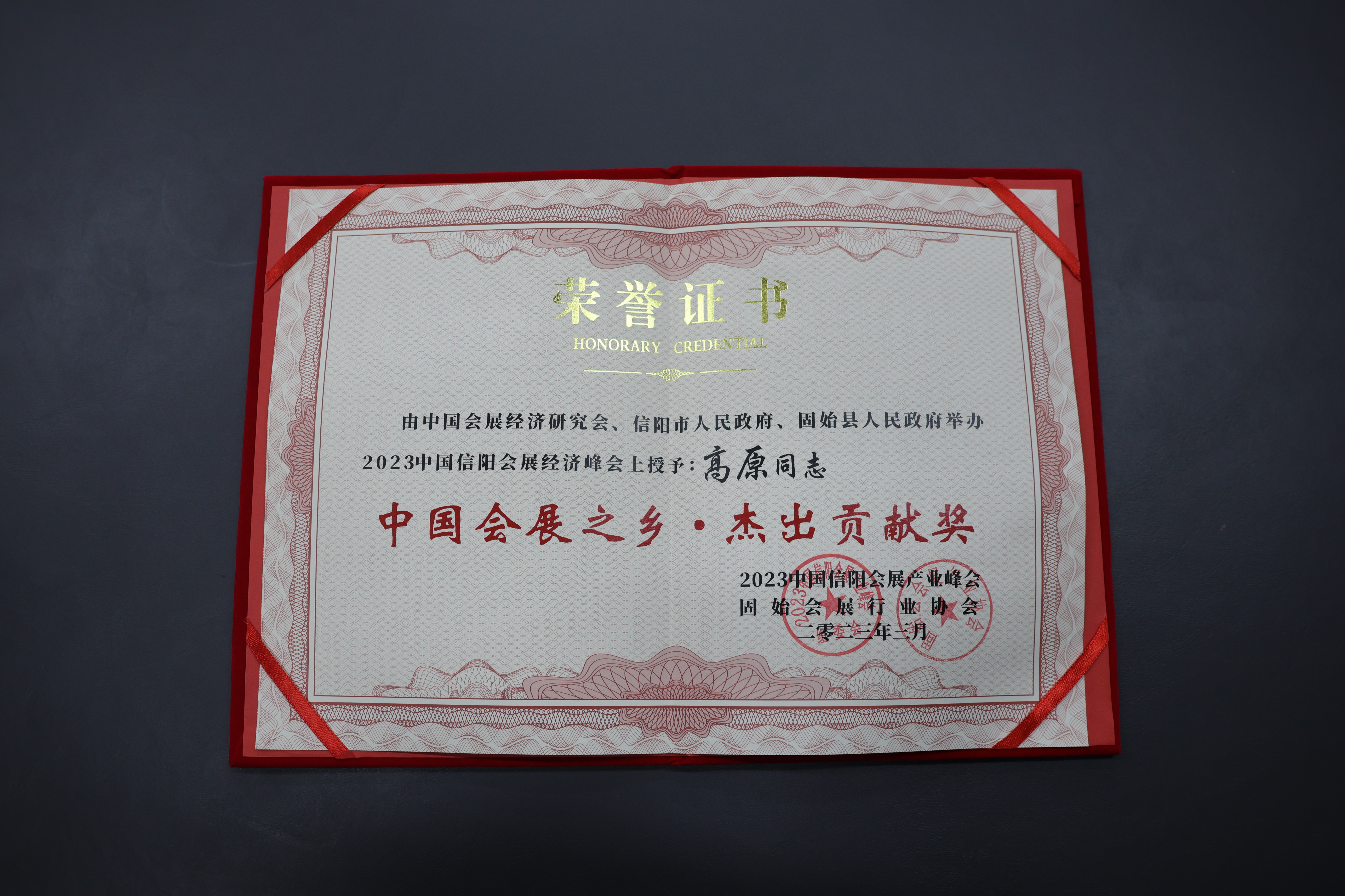 Outstanding Contribution Award