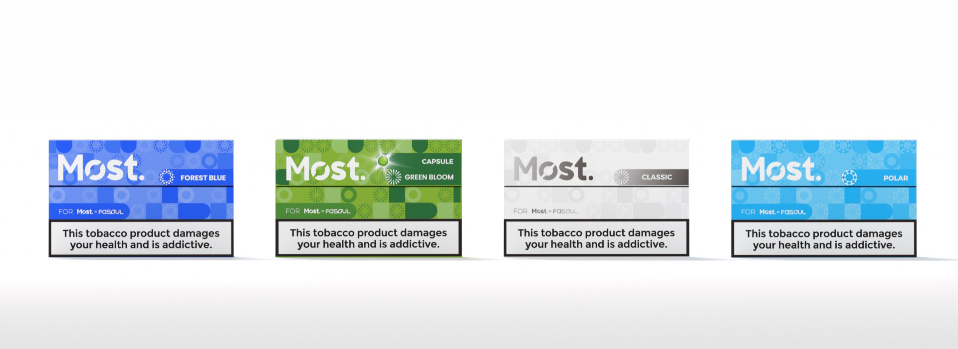 Most x Fasoul Heating Stick Flavors Collection