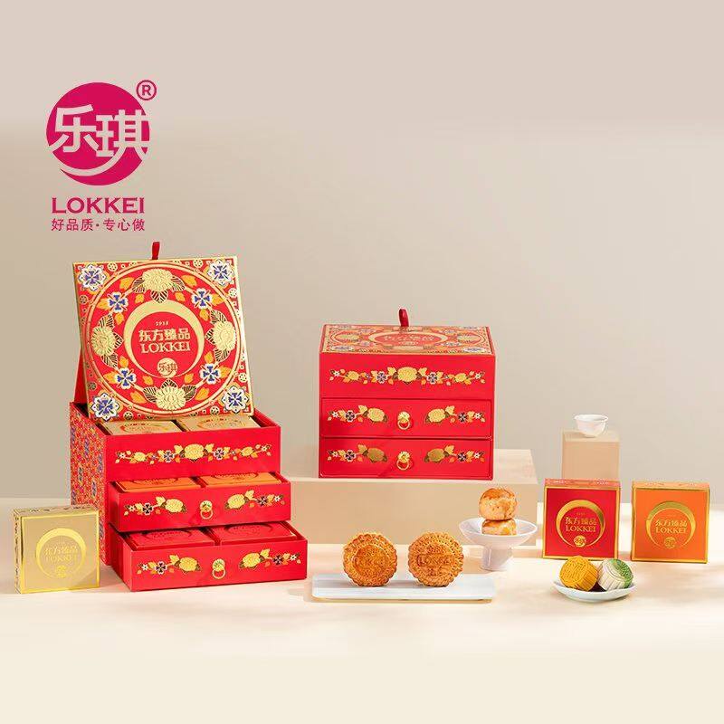Leqi Oriental Delicacies Mid-Autumn Mooncake Gift Box 2024 Styles In-Store Photos