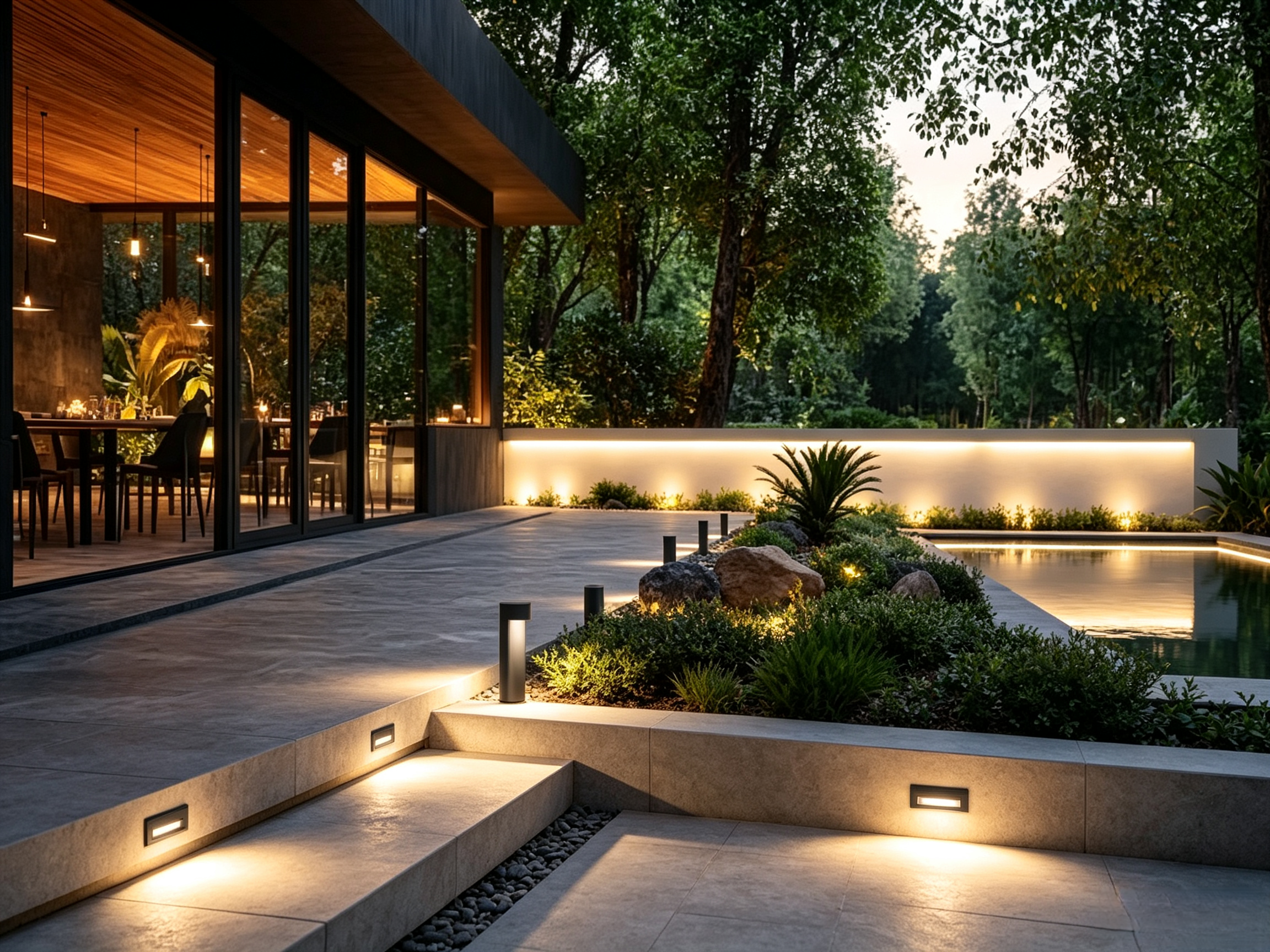 Villa Garden Lighting Set