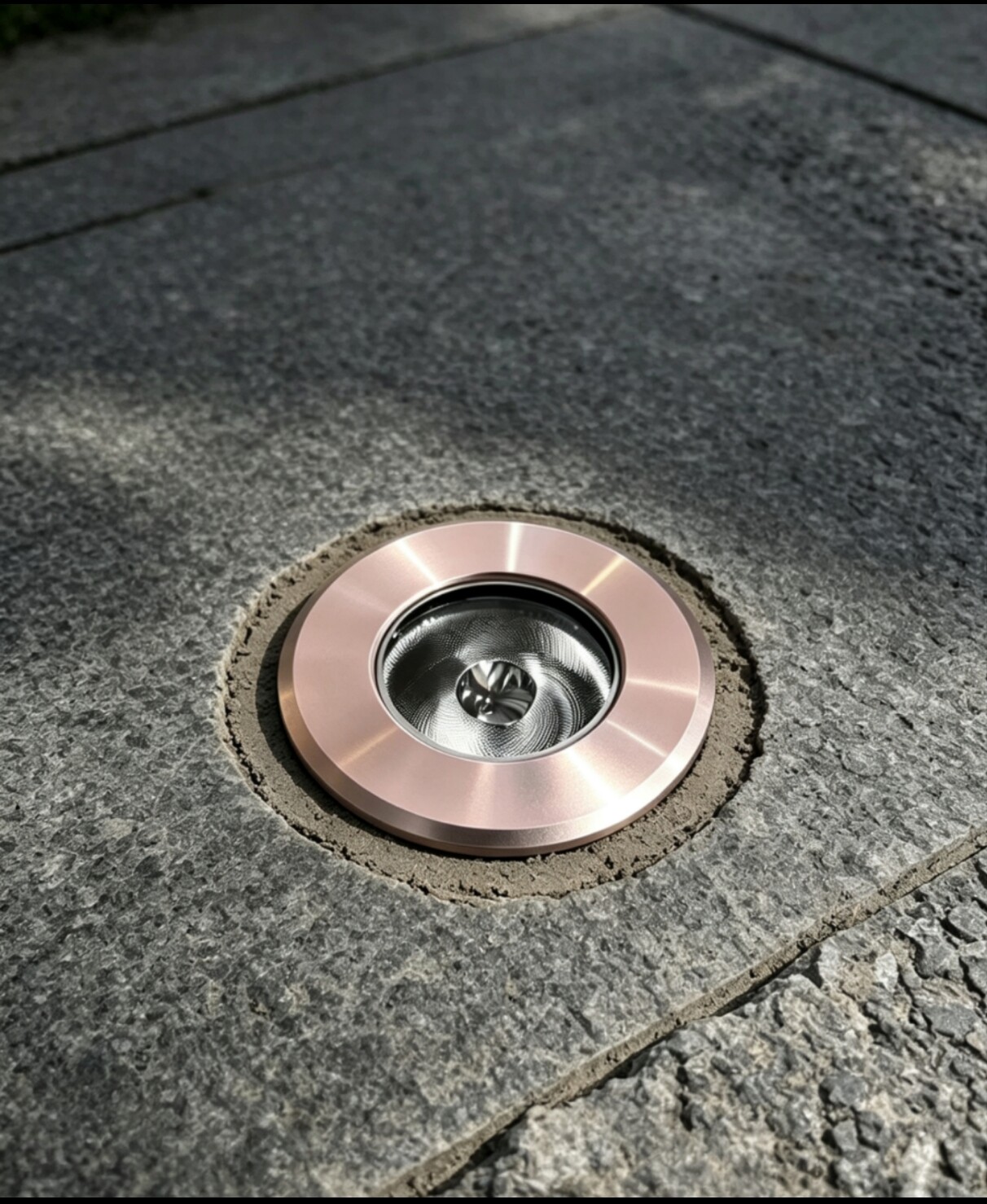 Rose Gold Inground Light