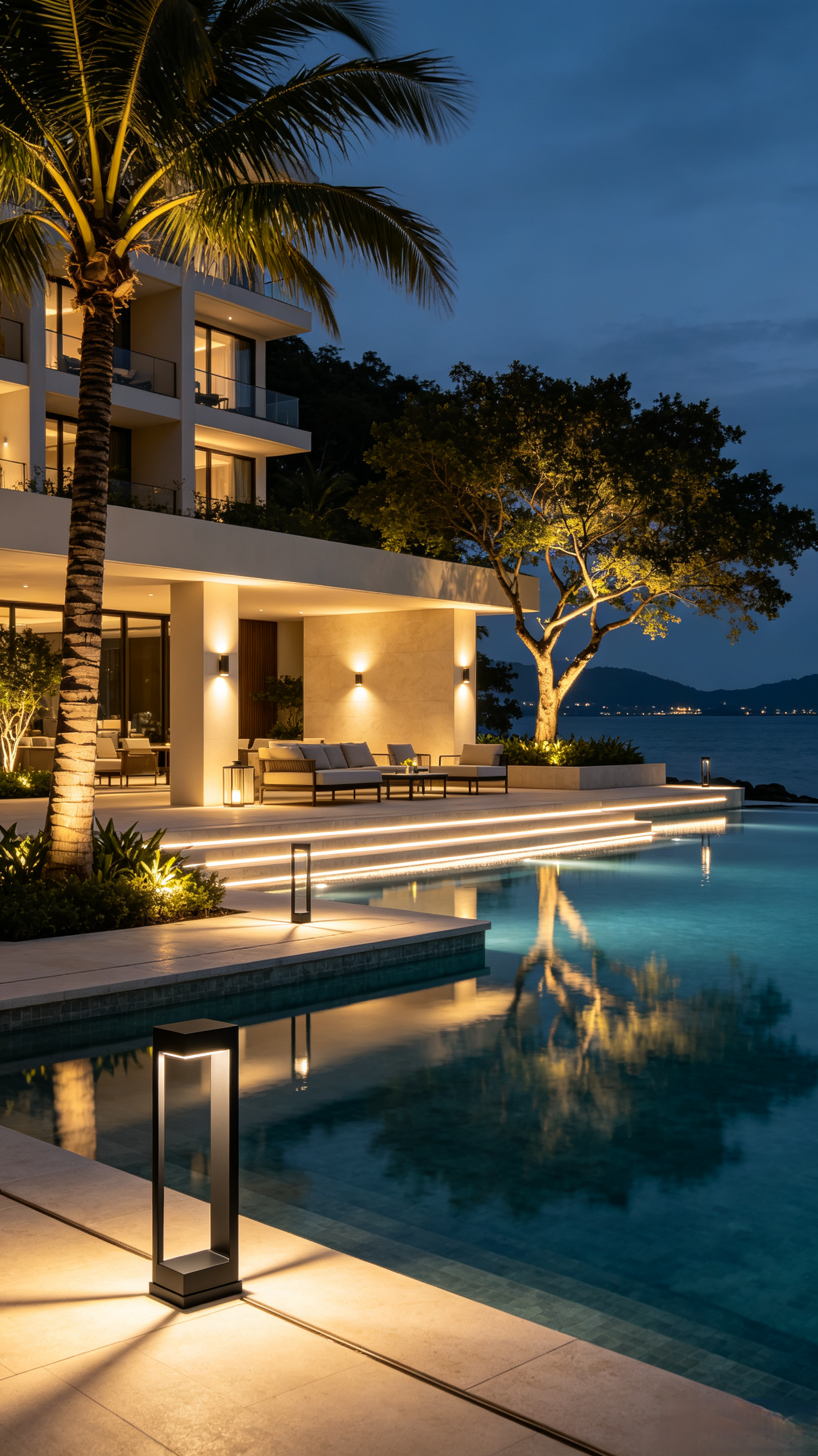 Poolside Bollard Light