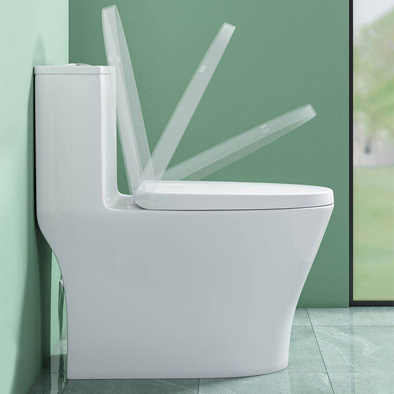 White Ceramic One Piece Toilet 
