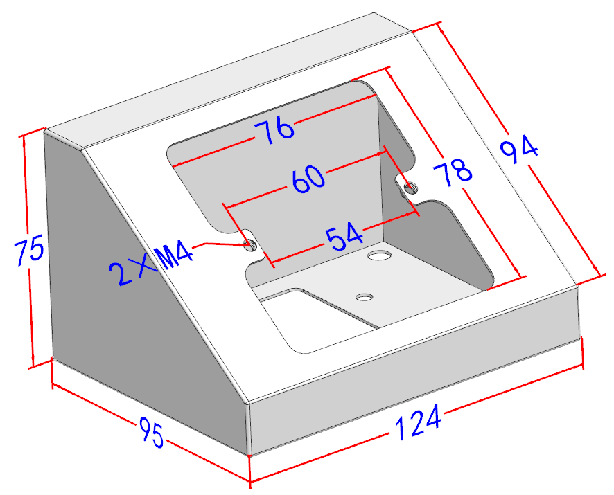 Type 86 Steel Socket Box for Standard Benches