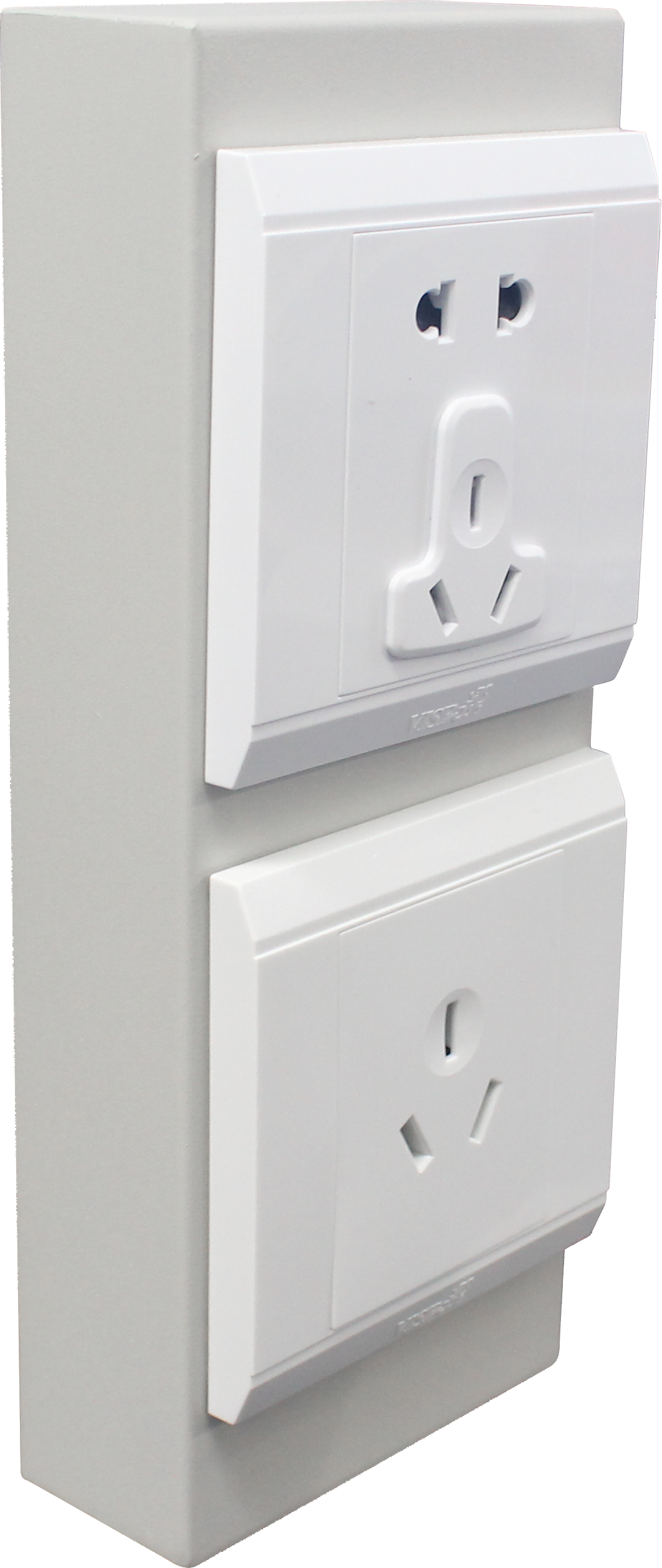 Type 86 Single/Double Gang Vertical Socket Box