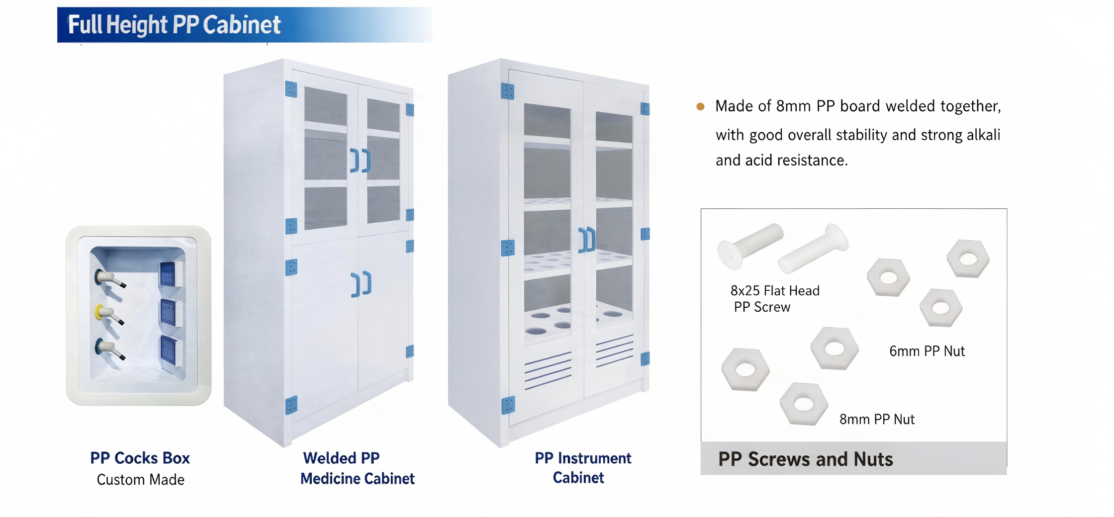 Full-Height PP Cabinet