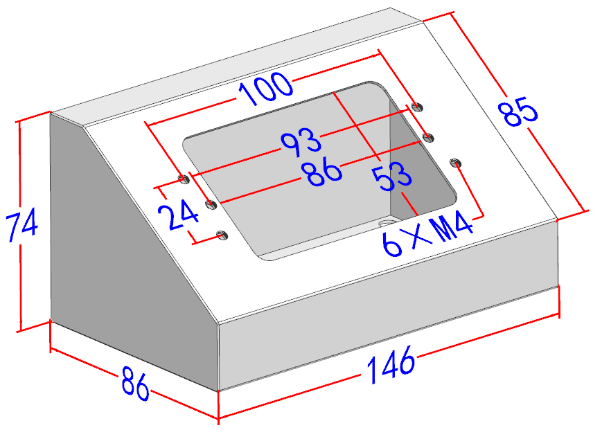 Type 118 Steel Socket Box for Standard Benches