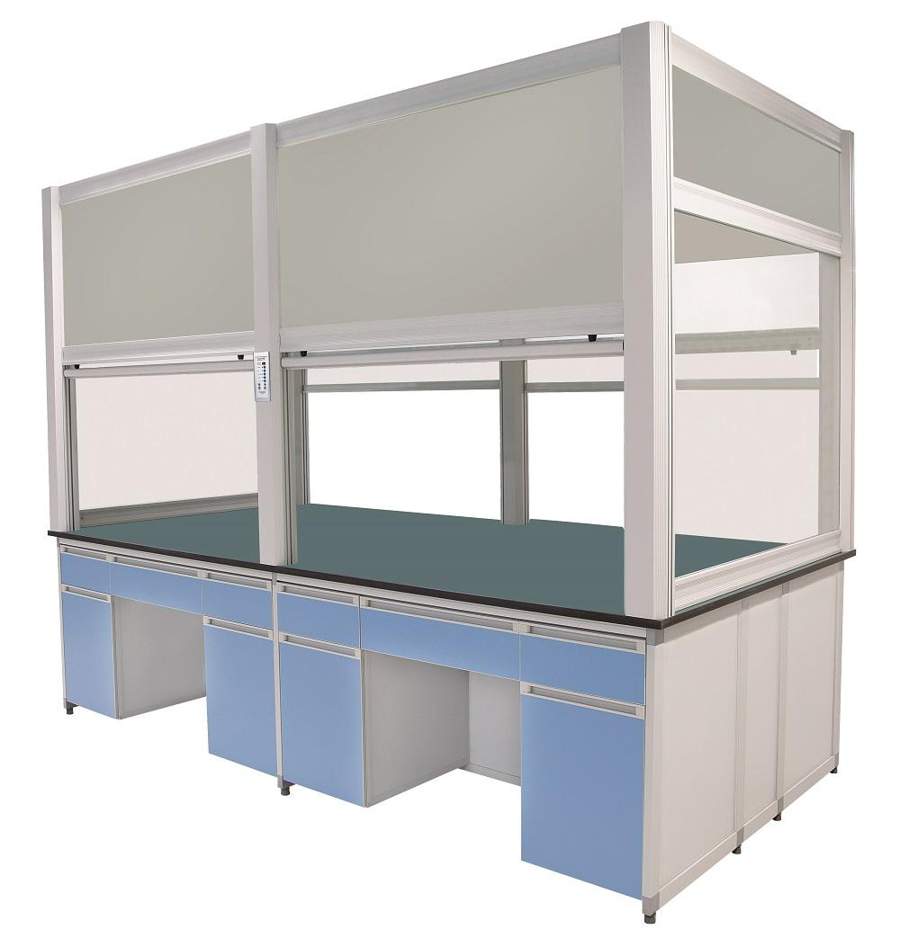 Fume Hood--Benchtop Aluminum-and-Glass