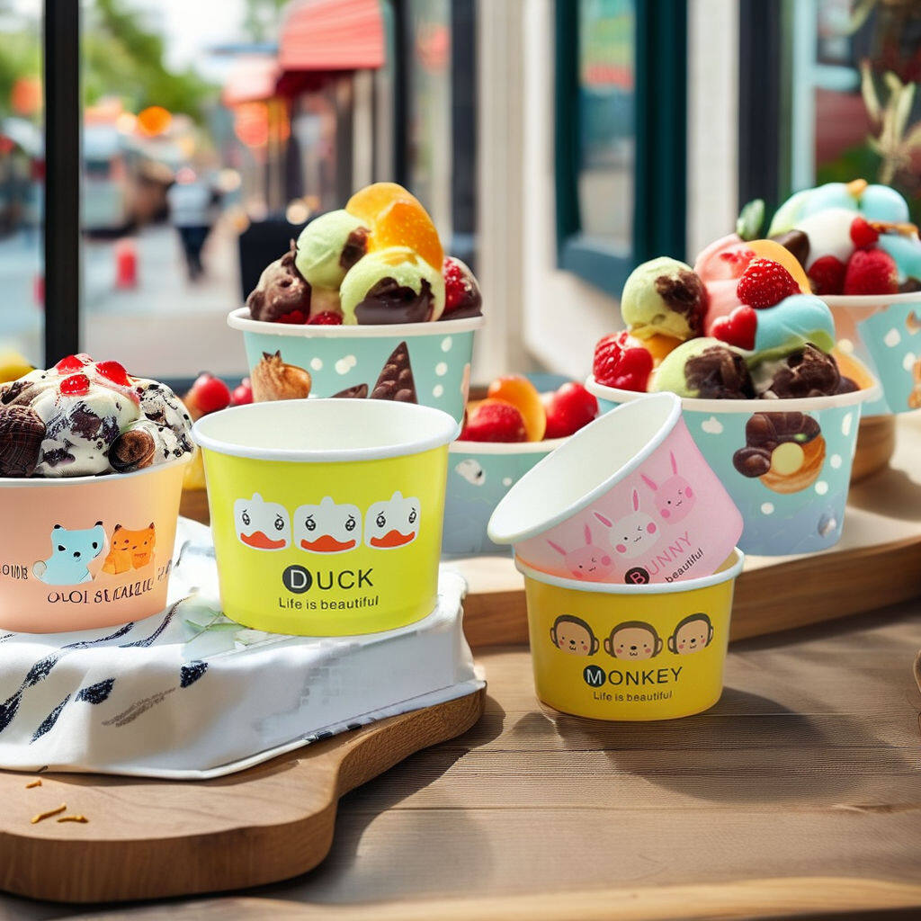 Paper Ice Cream Cups