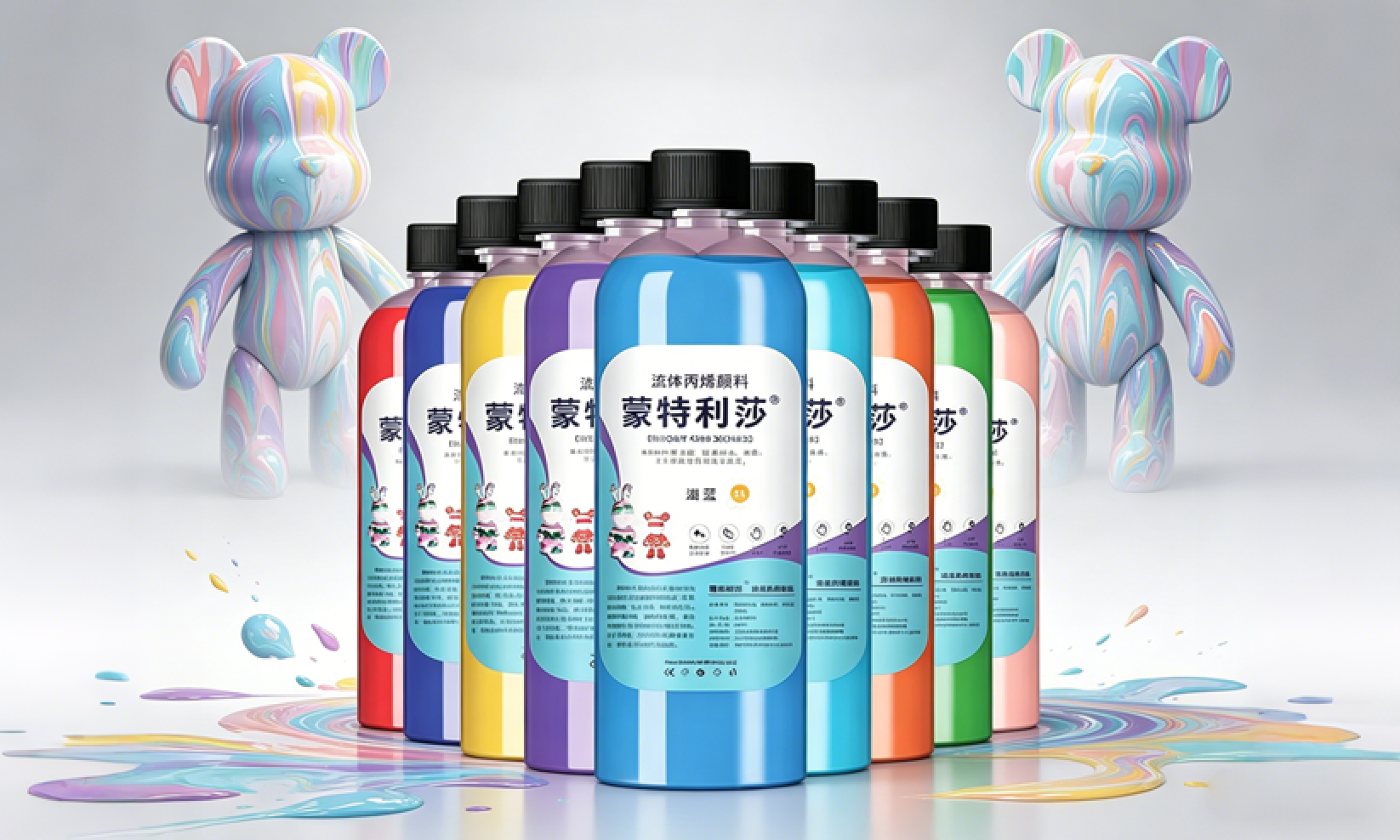 流体丙烯颜料