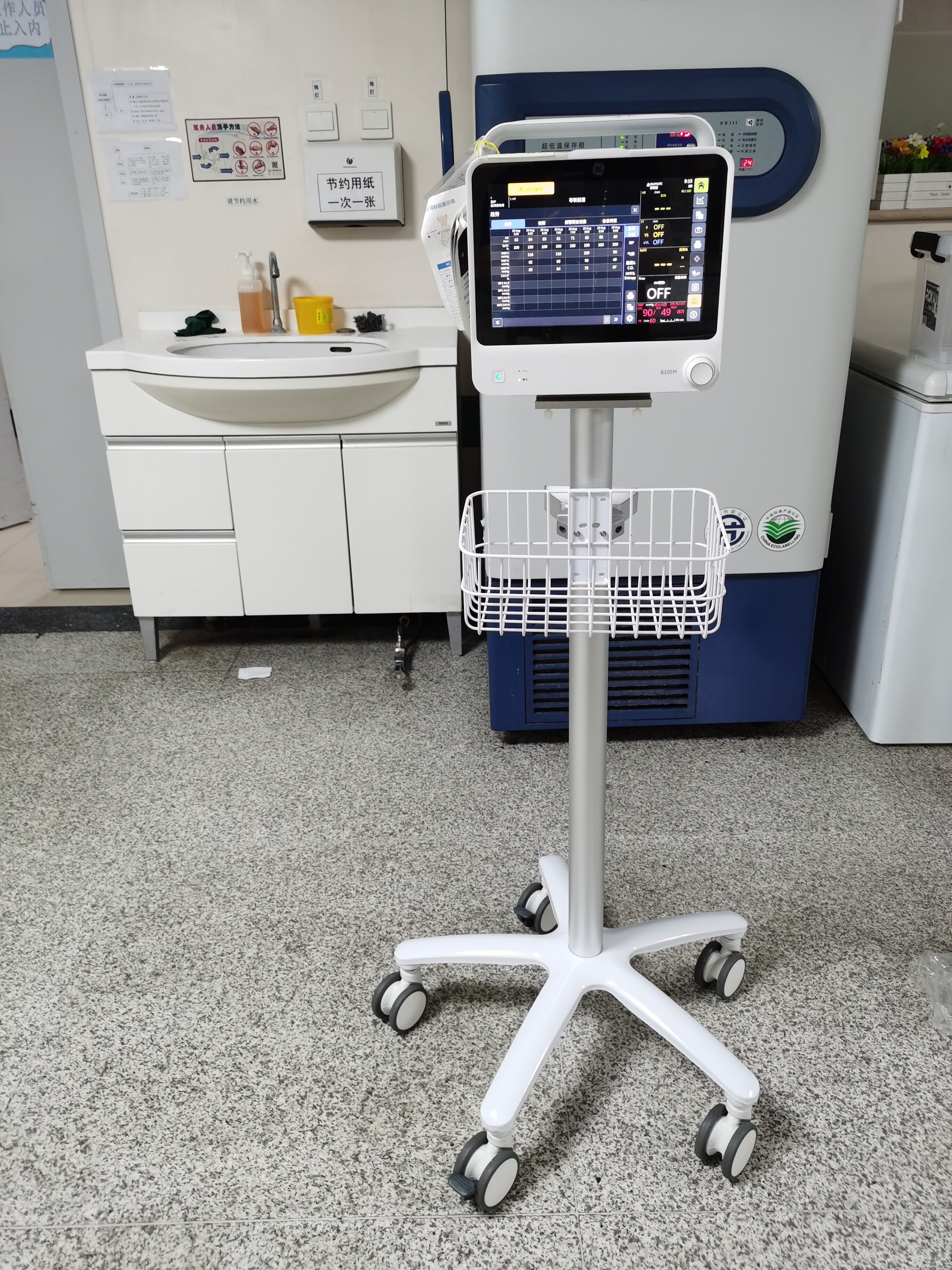 GE Monitor Stand Deployment